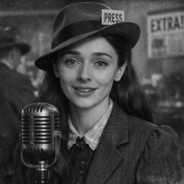 Sophia newsreel reporter